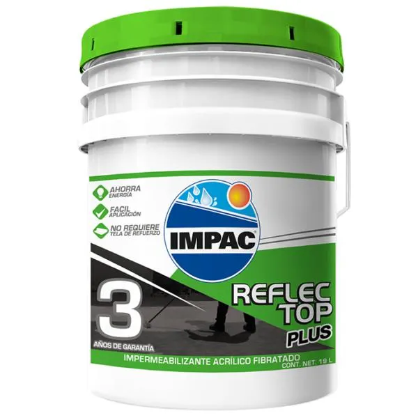 Impac Reflec Top Plus 3 Fibratado Blanco 18 lts – Impac VCIIMR3BL1NW