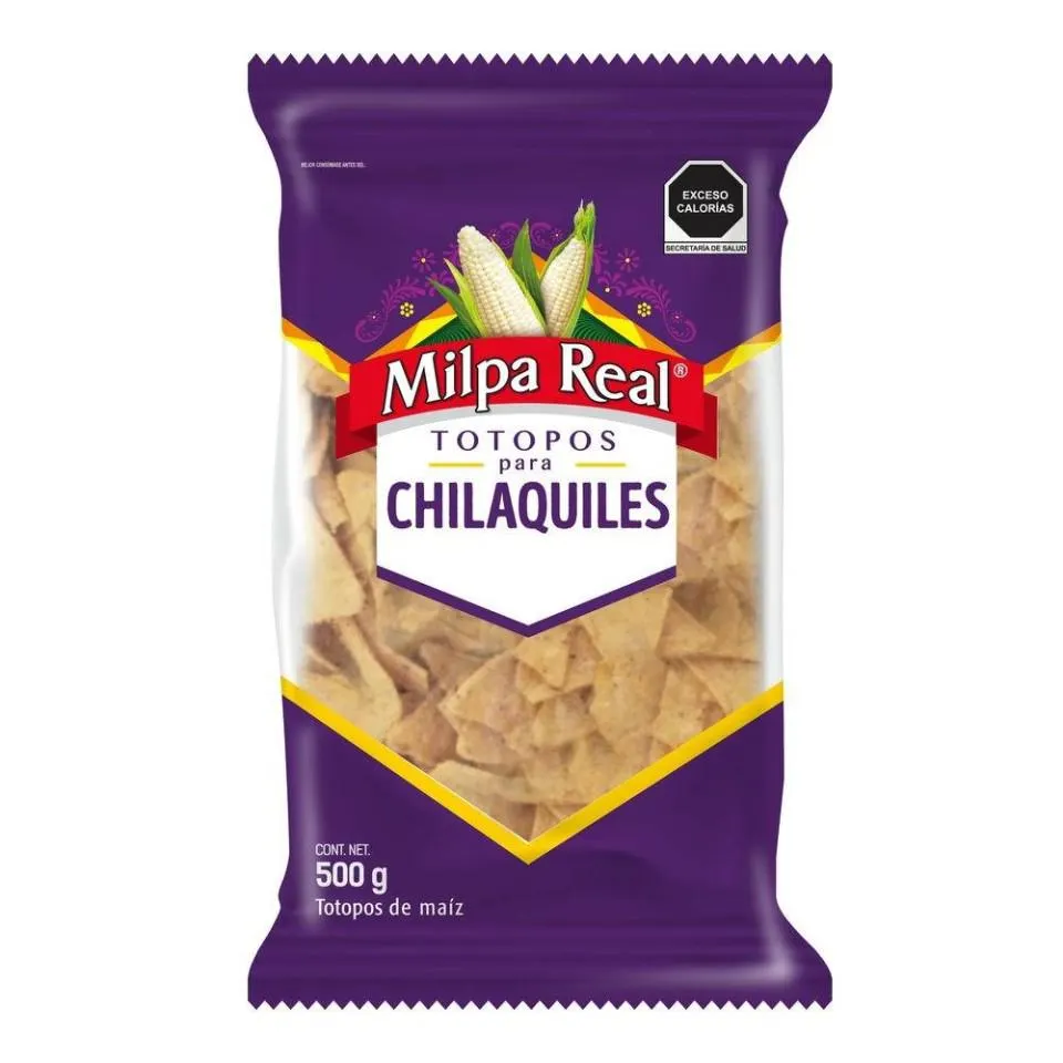 Totopos Milpa Real para chilaquiles 500 g