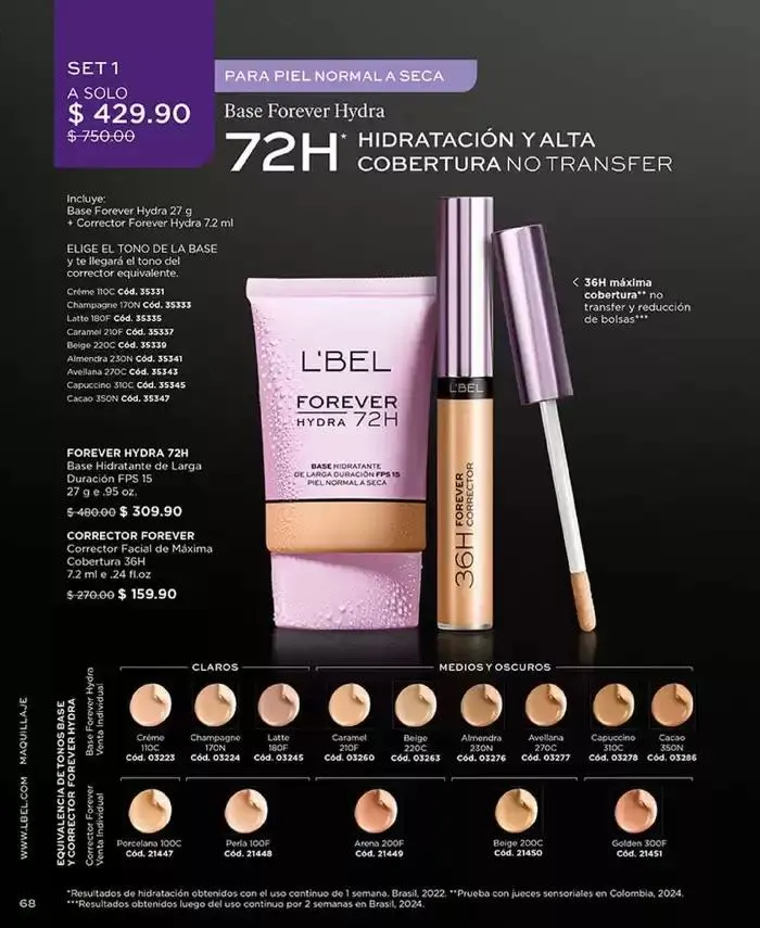 Catálogo de Catálogo L'Bel México C03 7 de enero al 6 de febrero 2025 - Pagina 64