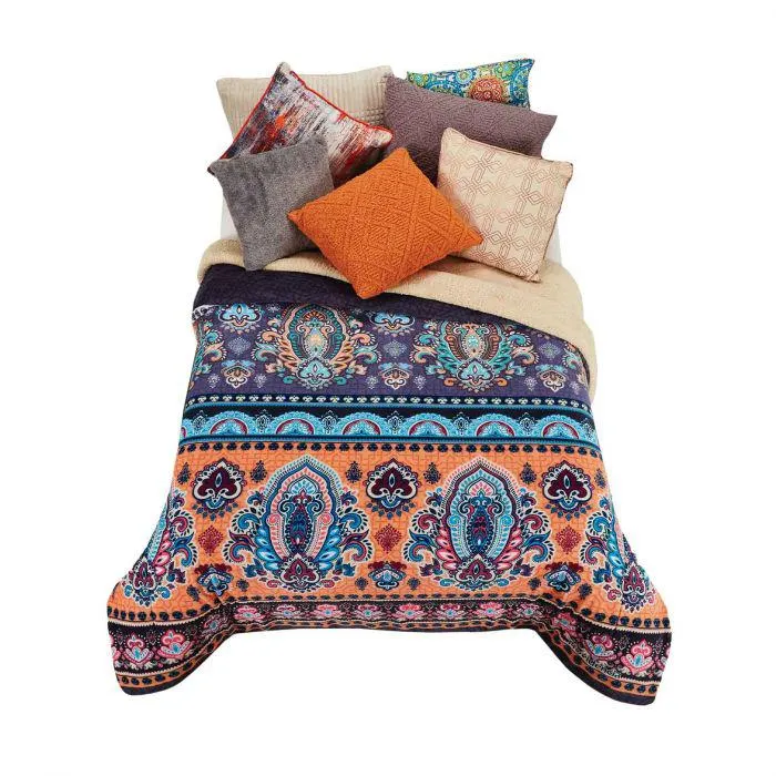 EDREDON SERENITY JUMBO QUEEN SIZE MARRUECOS