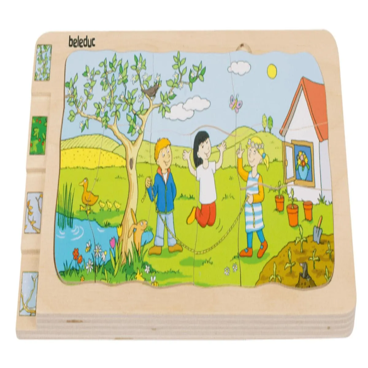 ROMPECABEZAS MULTICAPAS DE LAS 4 ESTACIONES DEL AÑO 5 EN 1