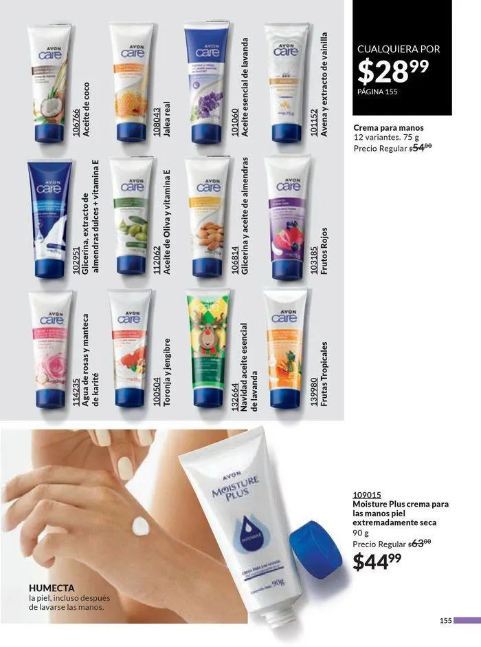 Catálogo de Avon COSMÉTICOS C09 17 de abril al 22 de mayo 2024 - Pagina 155