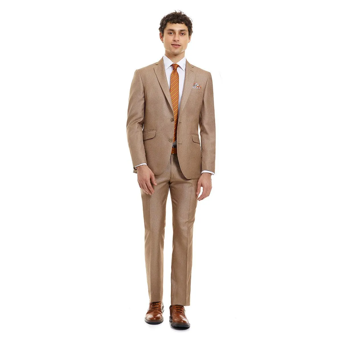 Traje Recto Dos Botones | Liso | Slim Fit