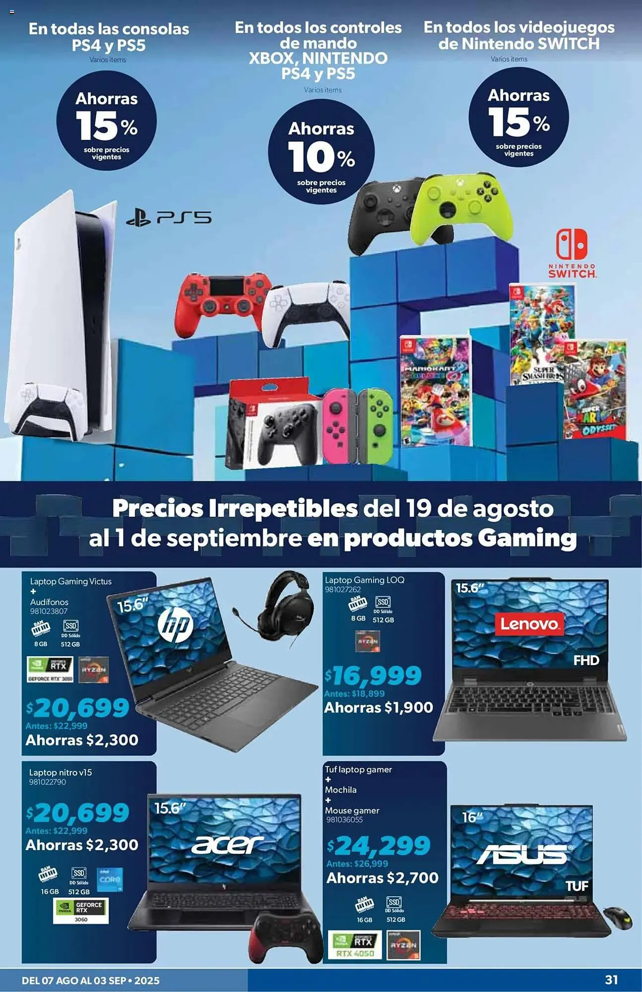 Catálogo de Catálogo Sam's Club 7 de agosto al 4 de septiembre 2025 - Pagina 31