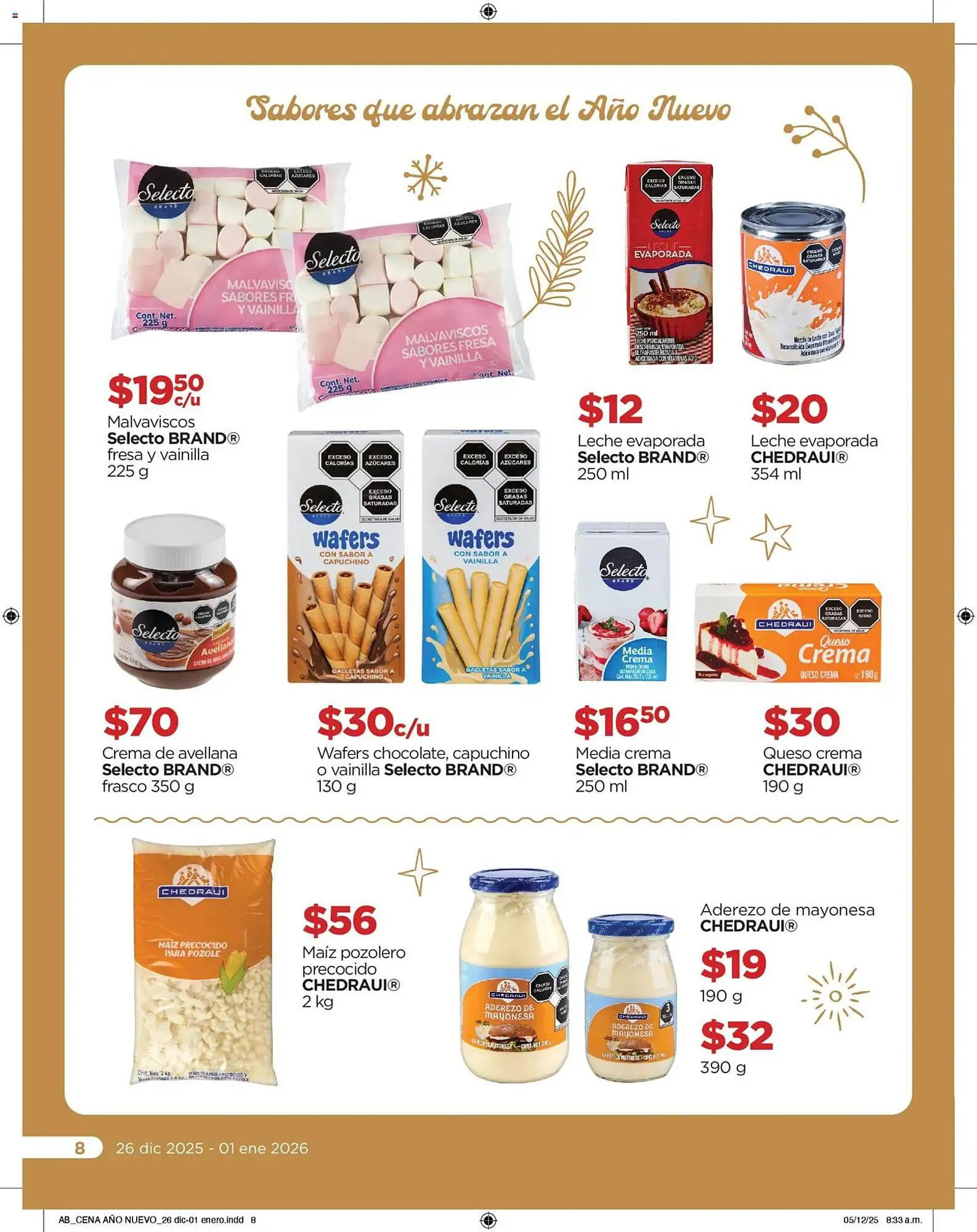 Catálogo de Folleto Chedraui 27 de diciembre al 1 de enero 2026 - Pagina 8