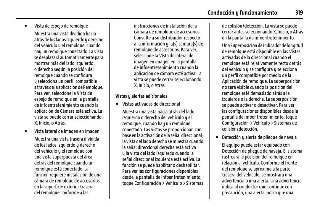 Catálogo de Cheyenne 2025 Manual del propietario 22 de enero al 31 de diciembre 2025 - Pagina 320