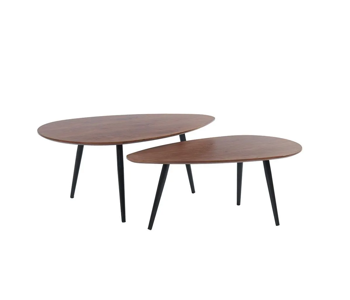 Set de 2 mesas de centro Paddy - Café