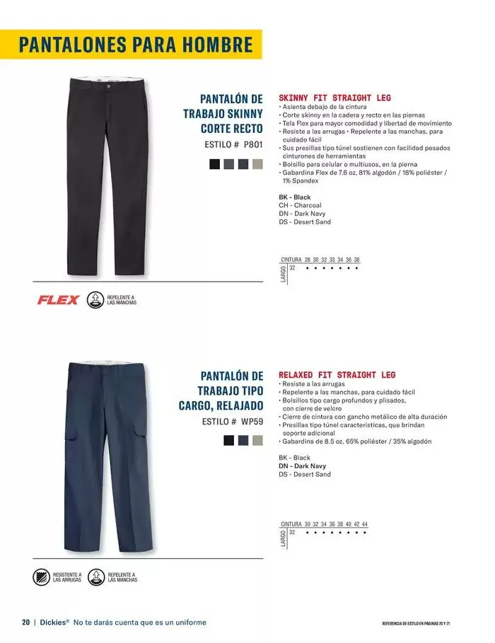 Catálogo de B2B Dickies Catalog 23 de octubre al 30 de abril 2025 - Pagina 20