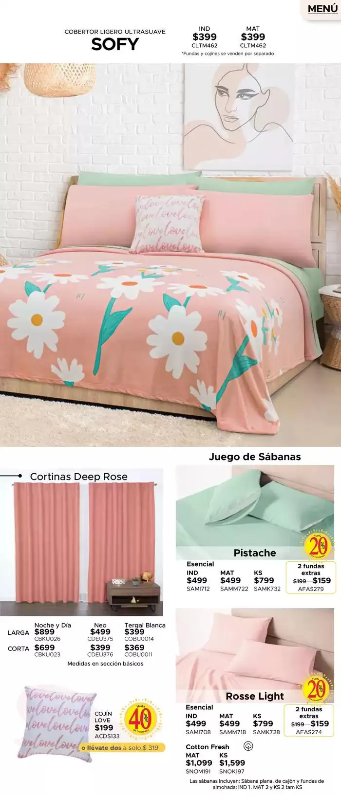 Catálogo de Ofertas Colchas Concord 4 de marzo al 31 de marzo 2025 - Pagina 408