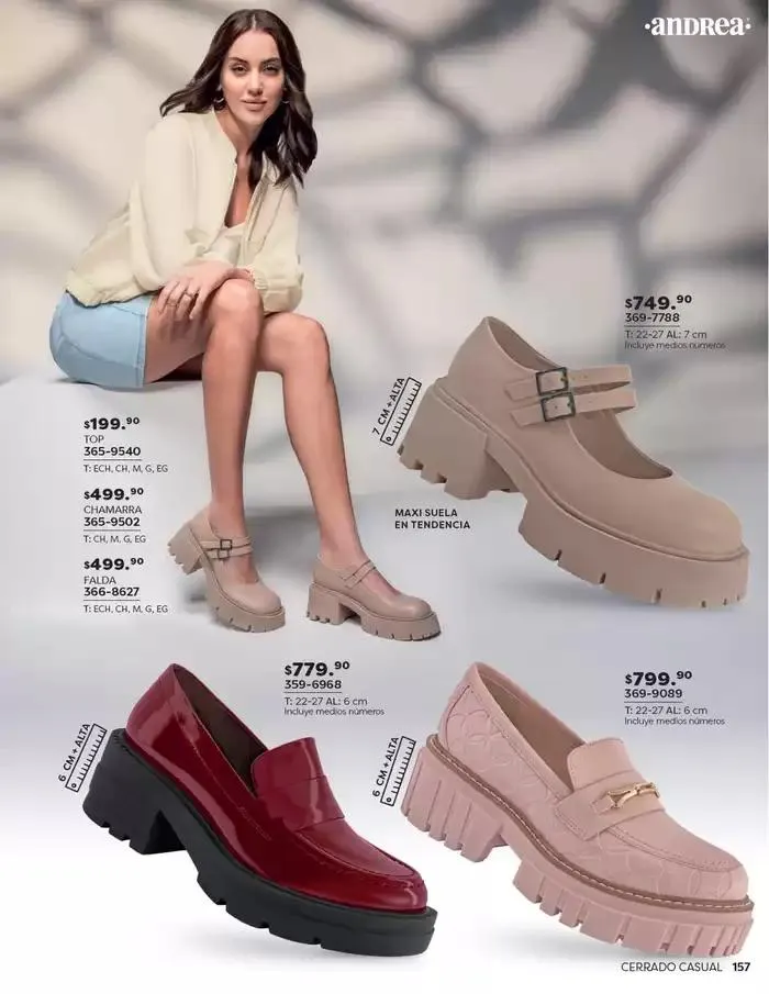 Catálogo de ANDREA | CALZADO DAMA 26 de enero al 24 de mayo 2025 - Pagina 157