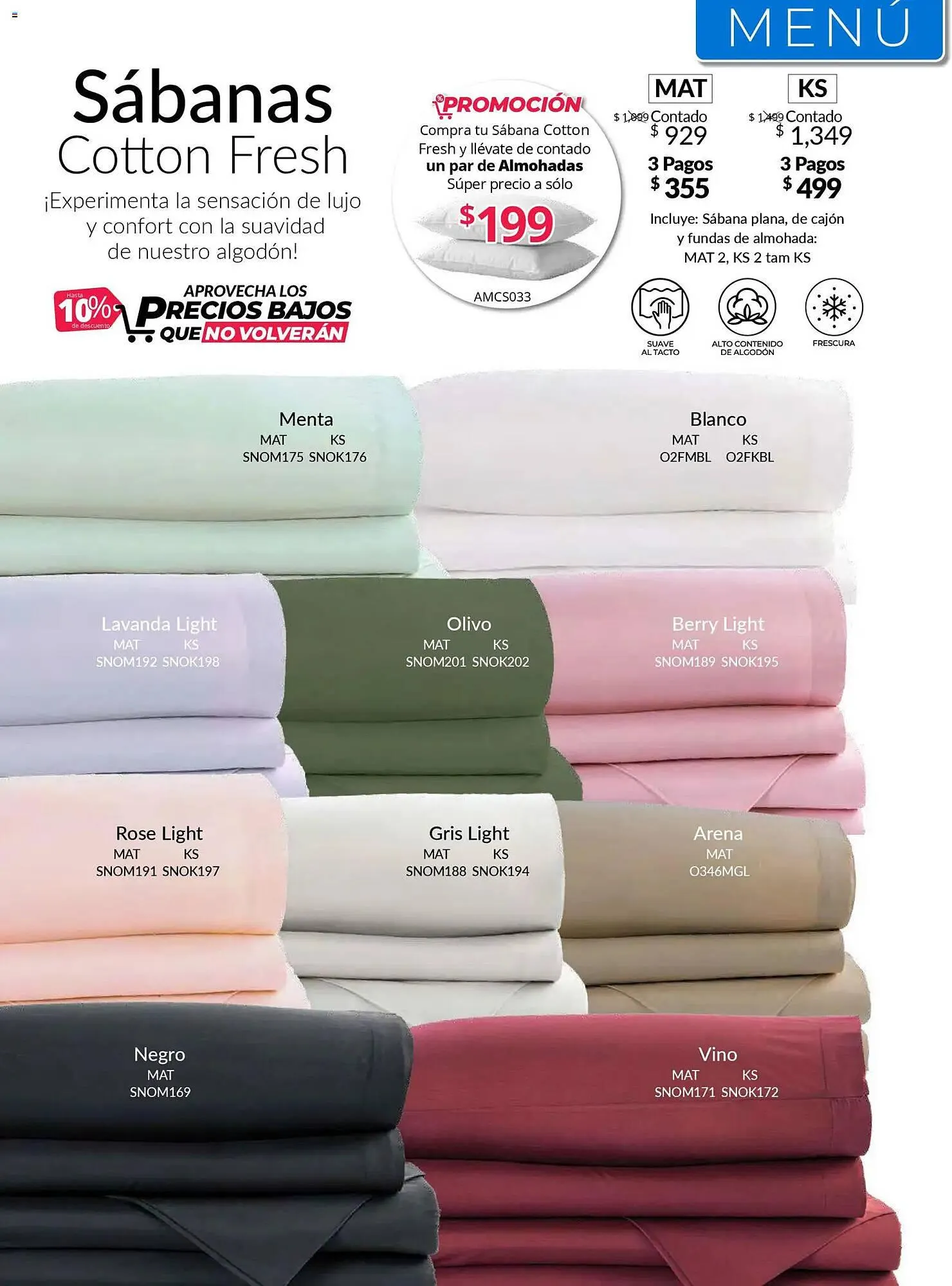 Catálogo de Catálogo Colchas Concord 1 de mayo al 1 de agosto 2026 - Pagina 149