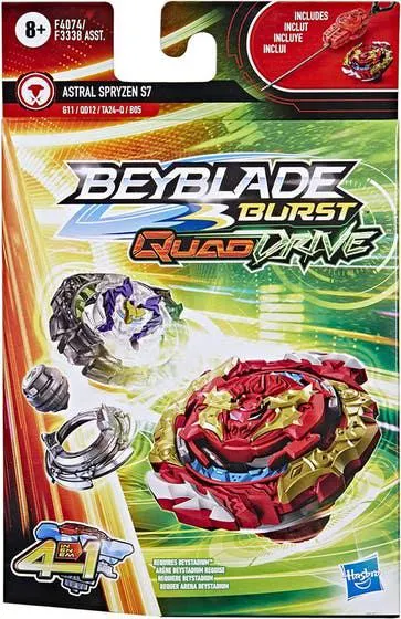 Hasbro BeyBlade Quad Drive 2 Pack Astral Spryzen S7 F3338