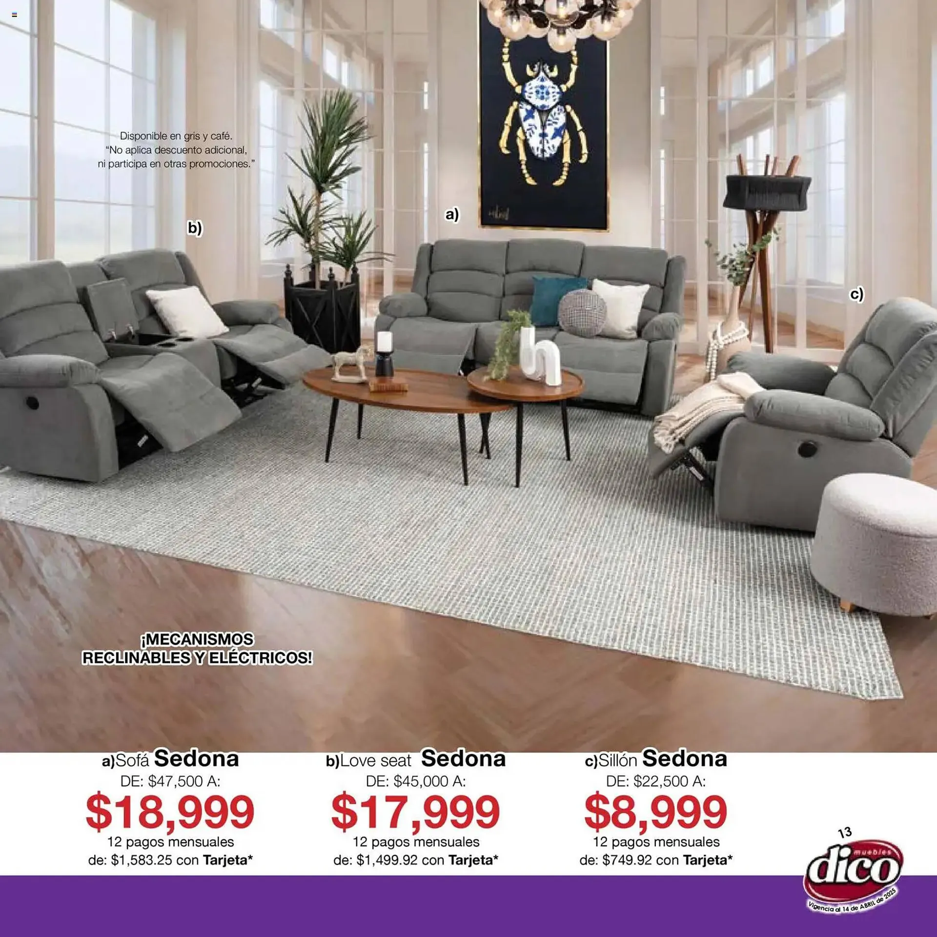 Catálogo de Catálogo Muebles Dico 15 de abril al 30 de abril 2026 - Pagina 13