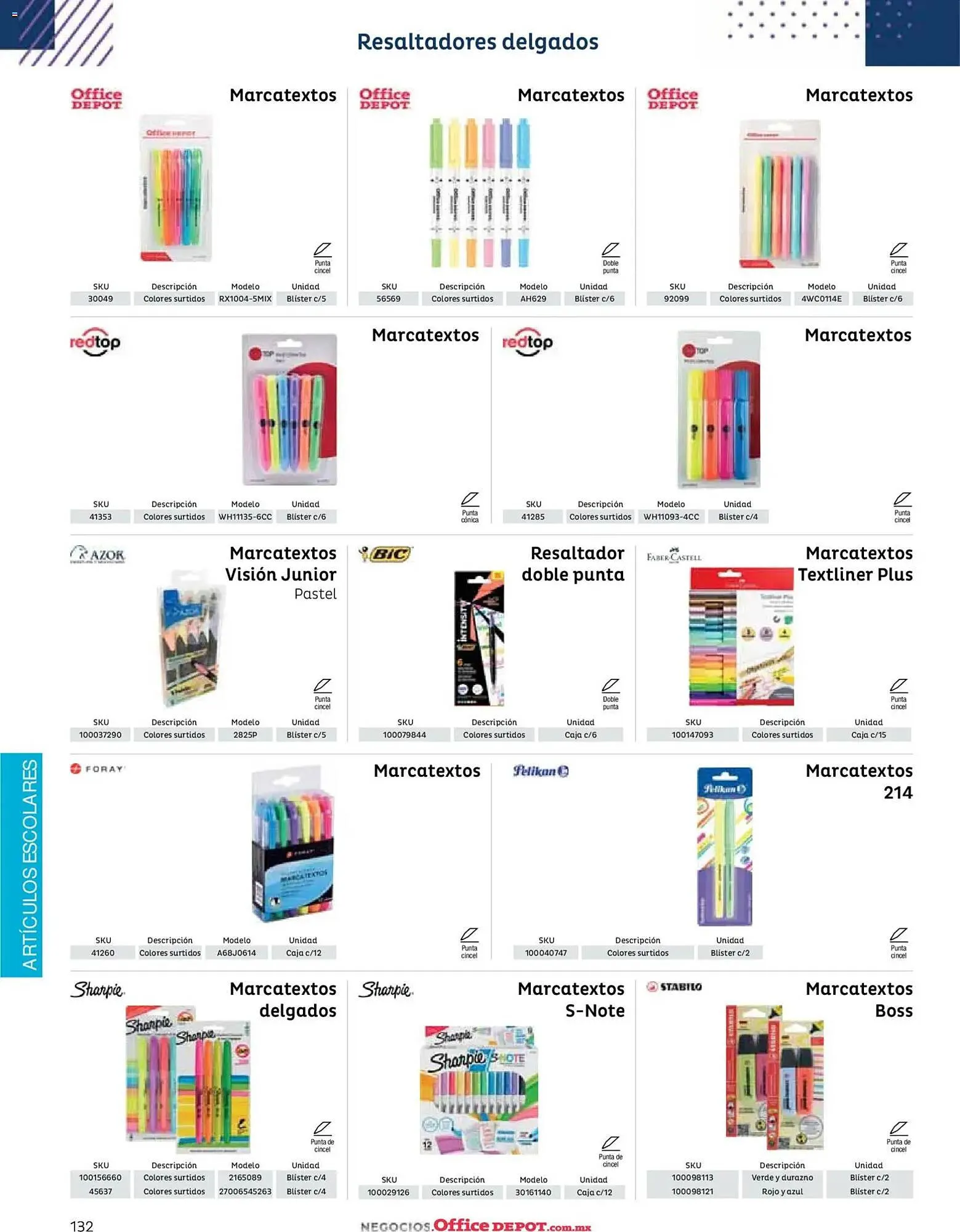 Catálogo de Catálogo Office Depot 12 de enero al 1 de enero 2027 - Pagina 134