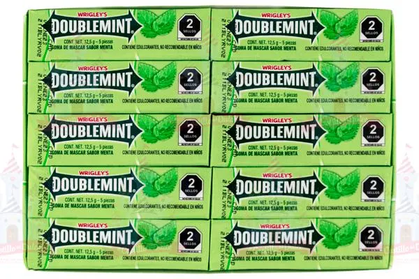 DOUBLEMINT VERDE 5 STICK 40/20 WRIGLEYS