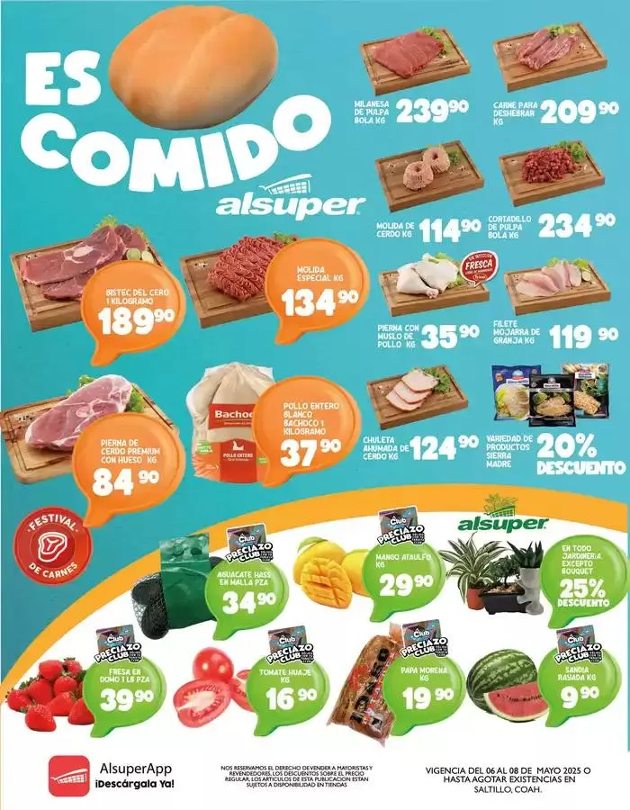 Catálogo de Alsuper SALTILLO 6 de mayo al 8 de mayo 2025 - Pagina 1