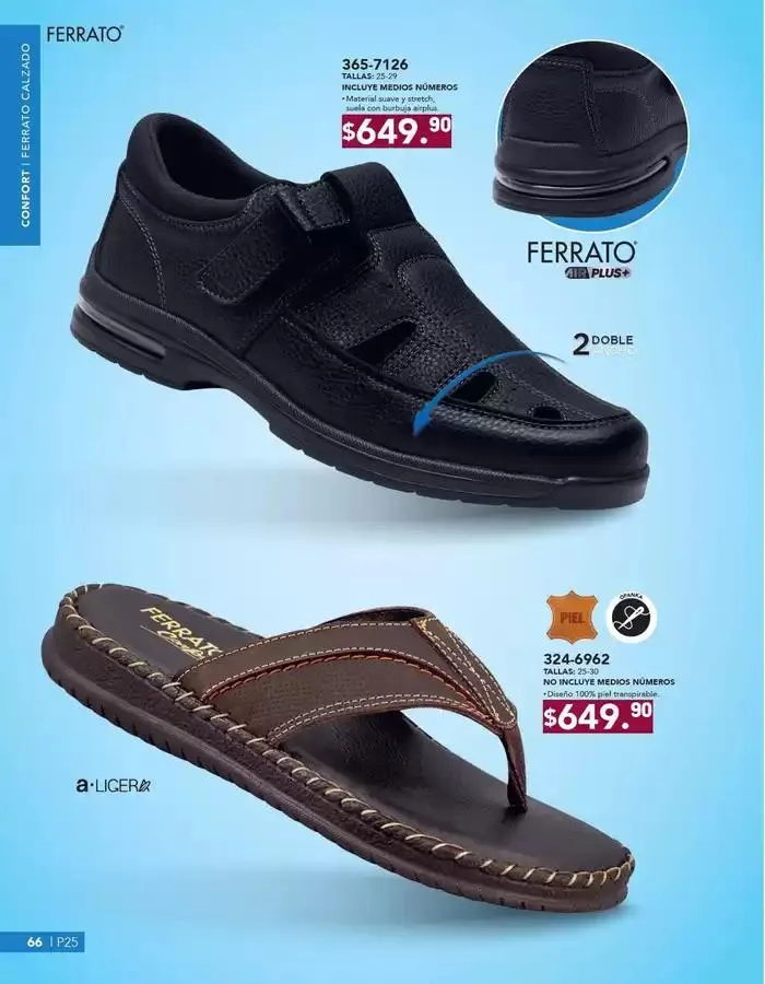Catálogo de ANDREA | CALZADO CABALLERO 26 de enero al 24 de mayo 2025 - Pagina 66