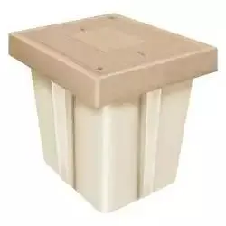 RRF506065/10 - Registro prefabricado rectangular 50 x 60 x 65 cm resistente a 10 toneladas