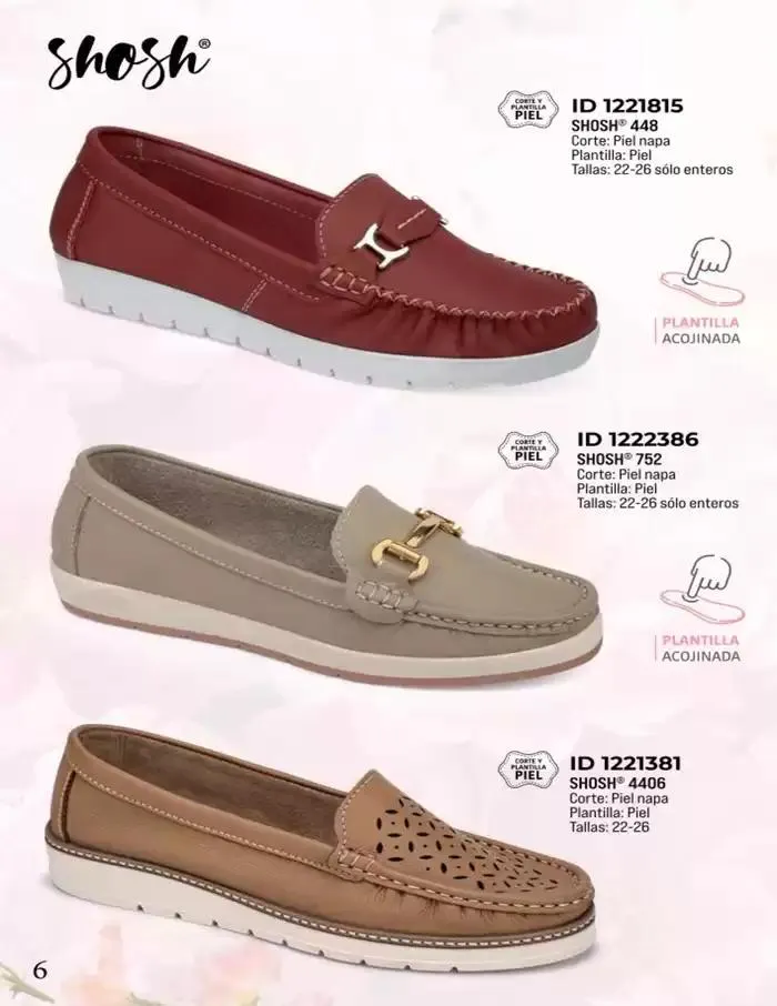 Catálogo de COMODIDAD EN PIEL | ACO | 2025 | 1E 1 de abril al 30 de junio 2025 - Pagina 6