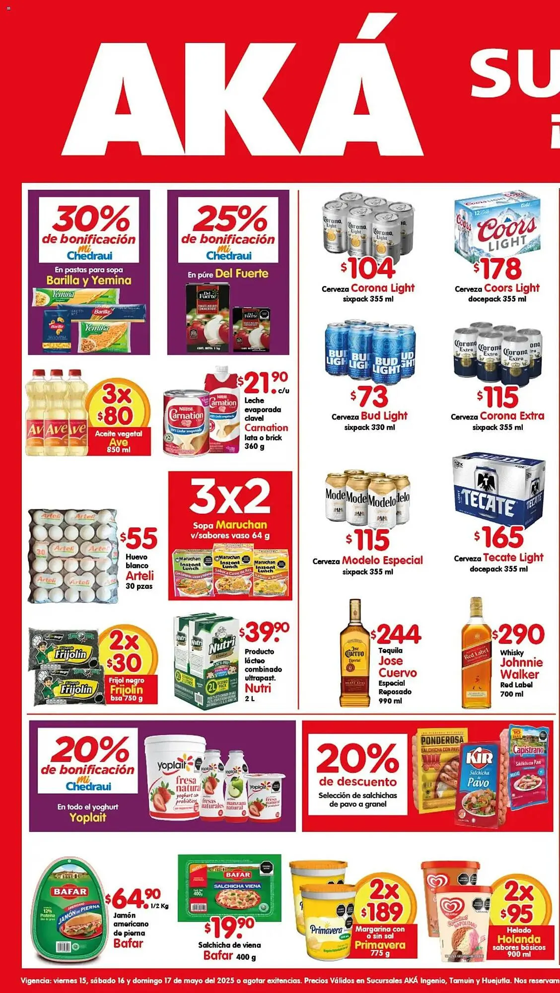 Catálogo de Catálogo AKÁ Superbodega 15 de mayo al 18 de mayo 2026 - Pagina 1