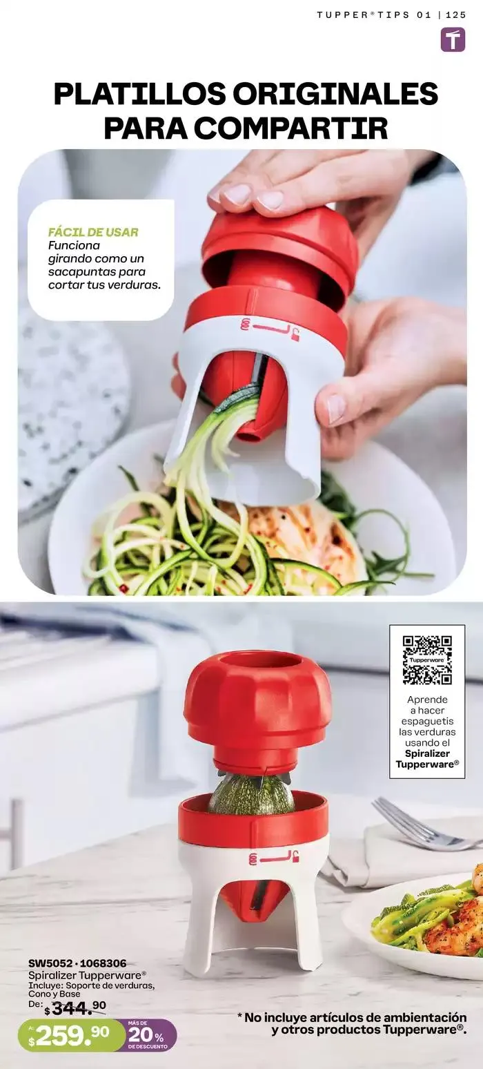Catálogo de Tupper Tips 01 6 de enero al 26 de enero 2025 - Pagina 125