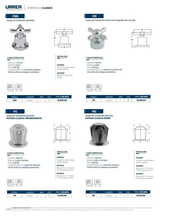 Catálogo de Catálogo Residencial 2025 28 de febrero al 28 de febrero 2026 - Pagina 292