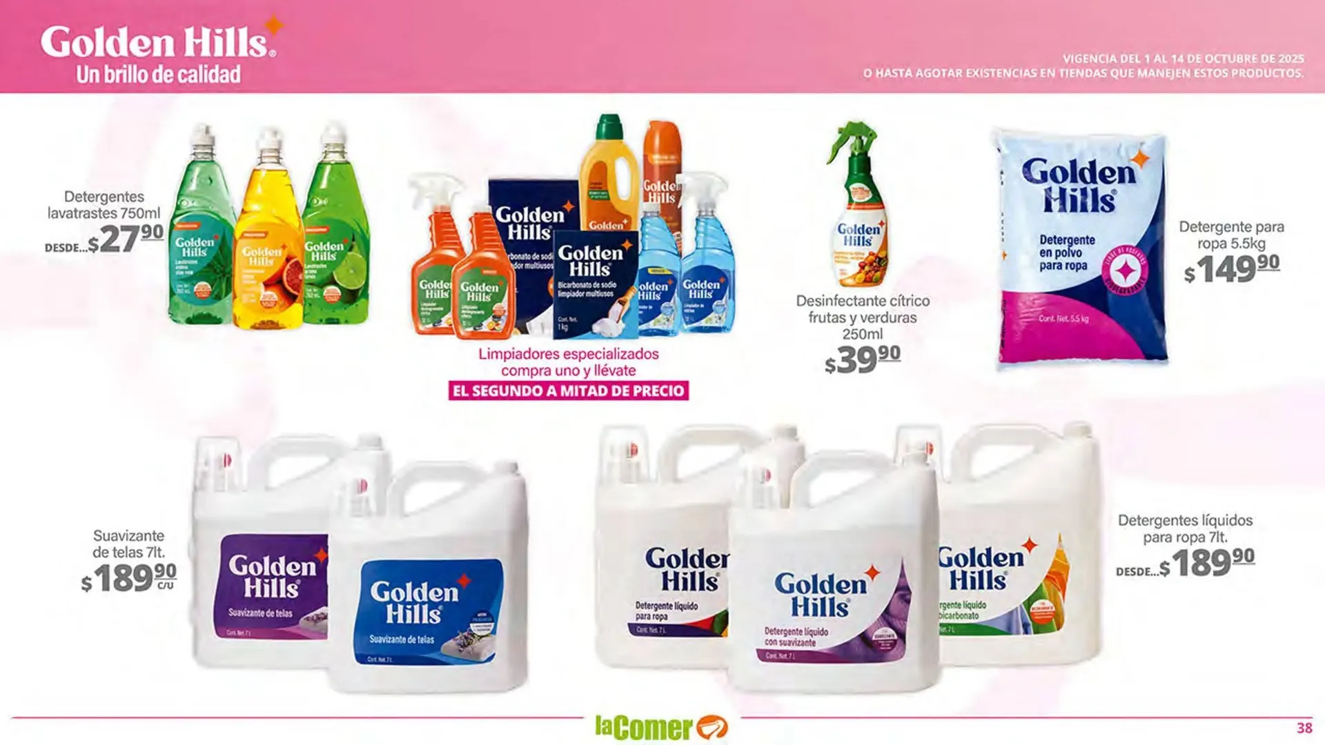 Catálogo de Folleto La Comer 1 de octubre al 14 de octubre 2025 - Pagina 38