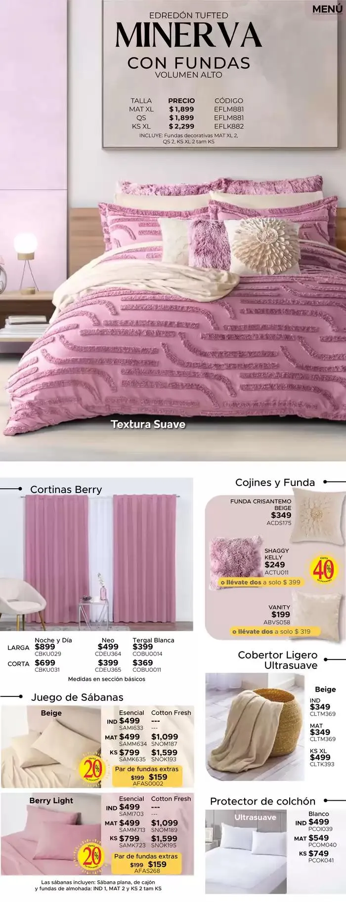 Catálogo de Ofertas Colchas Concord 4 de marzo al 31 de marzo 2025 - Pagina 8