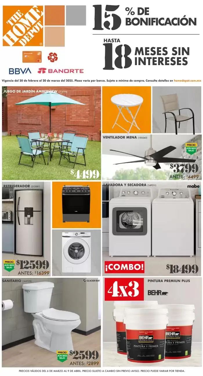 Catálogo de The Home Depot 20 de febrero al 31 de marzo 2025 - Pagina 1