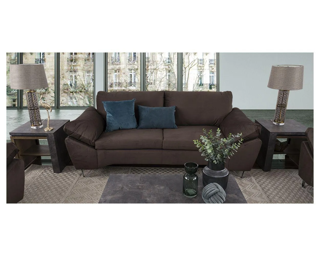 Sofá 3 Plazas Redwood III Cocoa