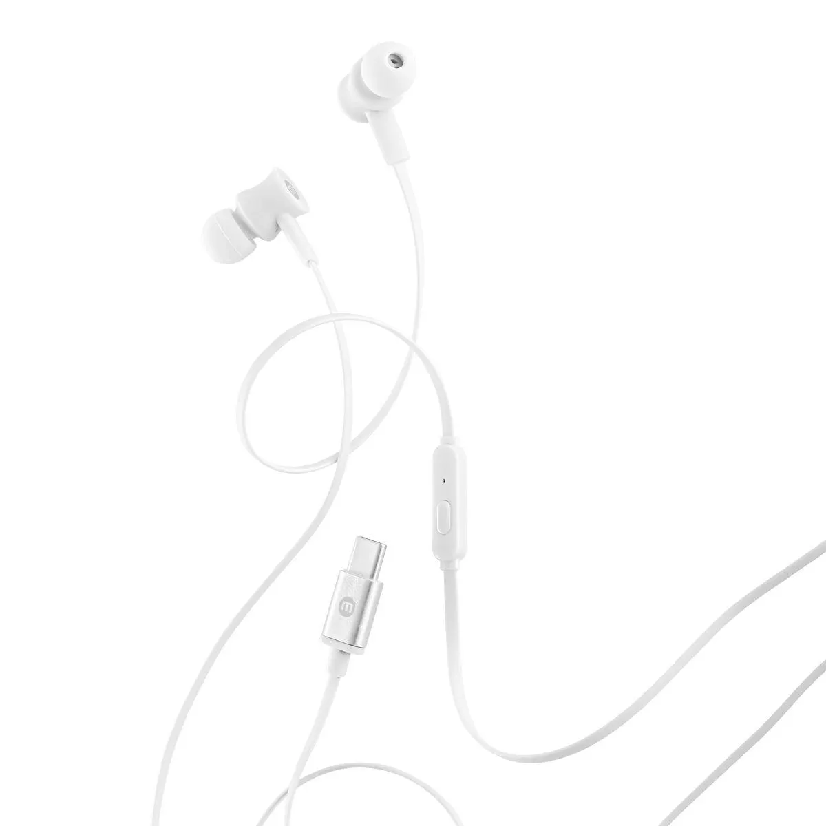 Audífonos Alámbricos Mobo Glaid (Usb-C) Blanco