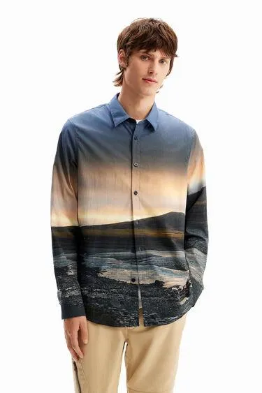 Camisa fotográfica paisaje
