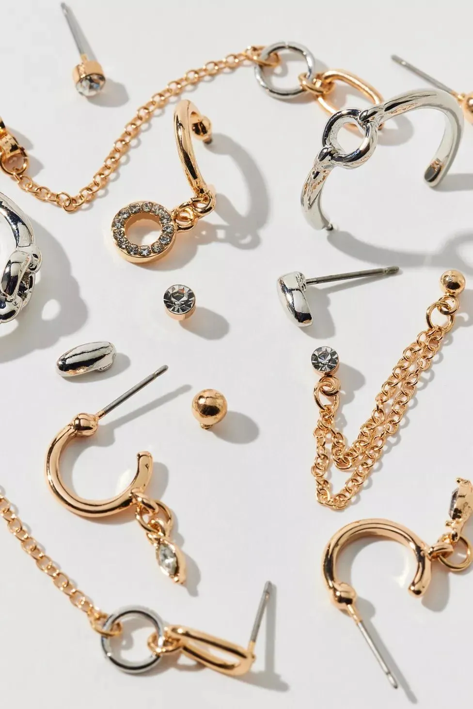 Bristol Mixed Metal Multi Earring Set