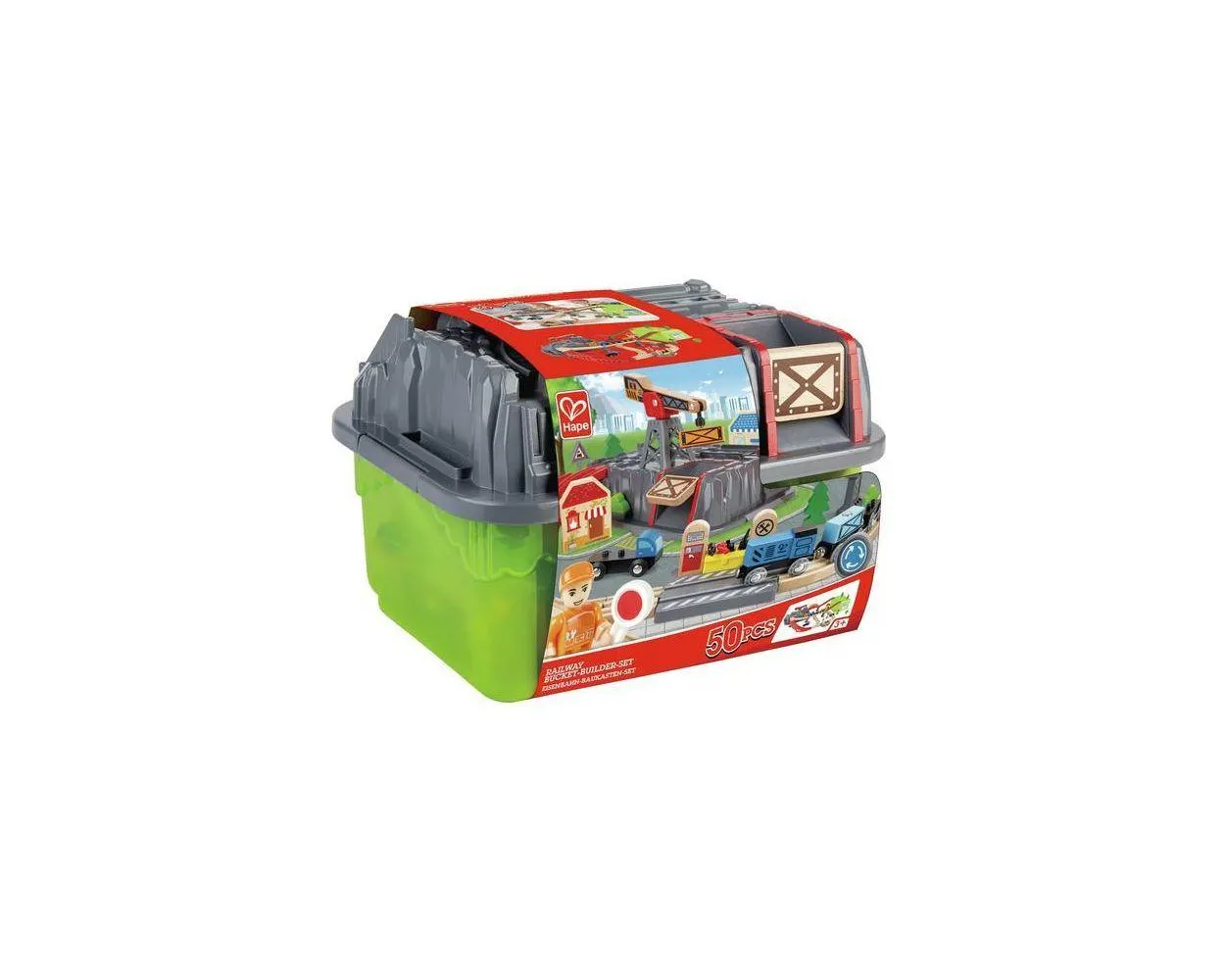 Juego de Bloques de Construcción de Tren Hape