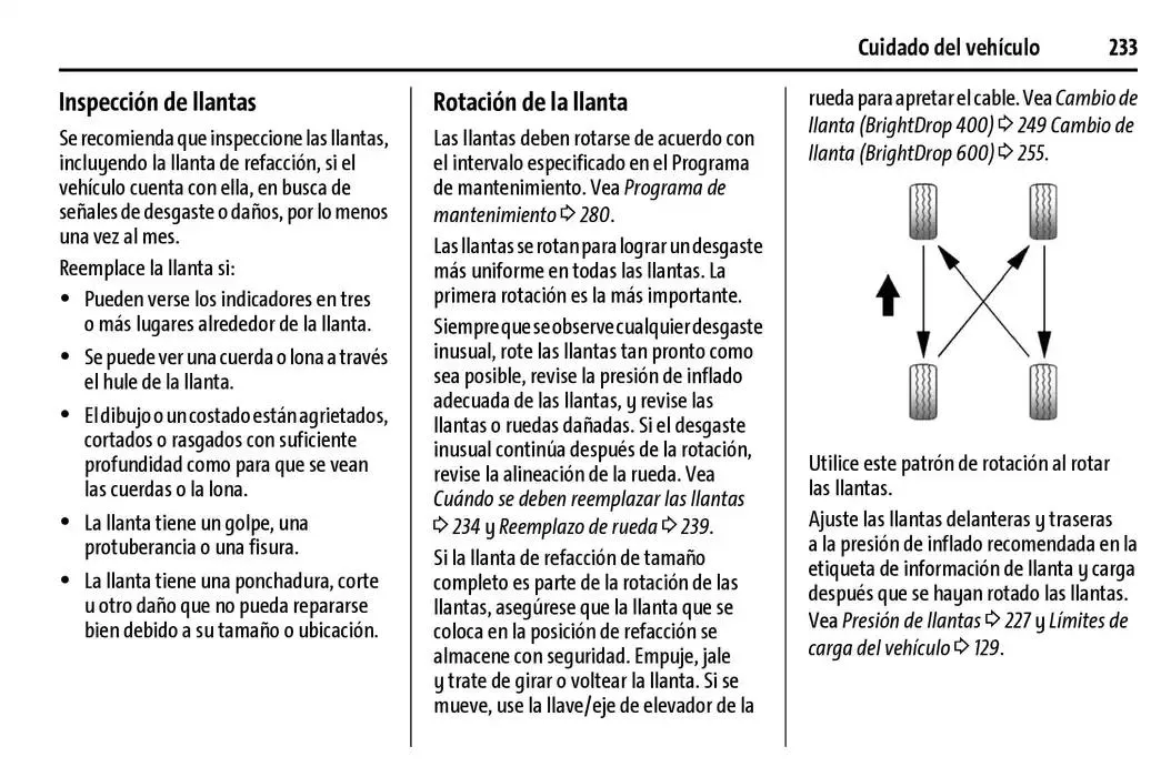 Catálogo de BrightDrop 400 Y BrightDrop 600 Manual del propietario 22 de enero al 31 de diciembre 2025 - Pagina 234