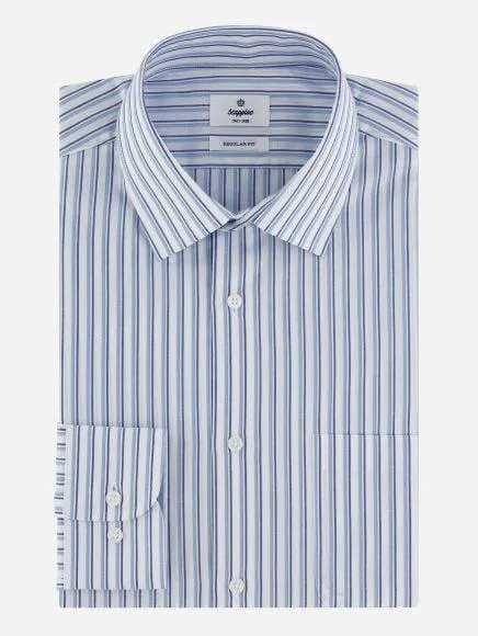 Camisa Business Casual de Rayas en sombra