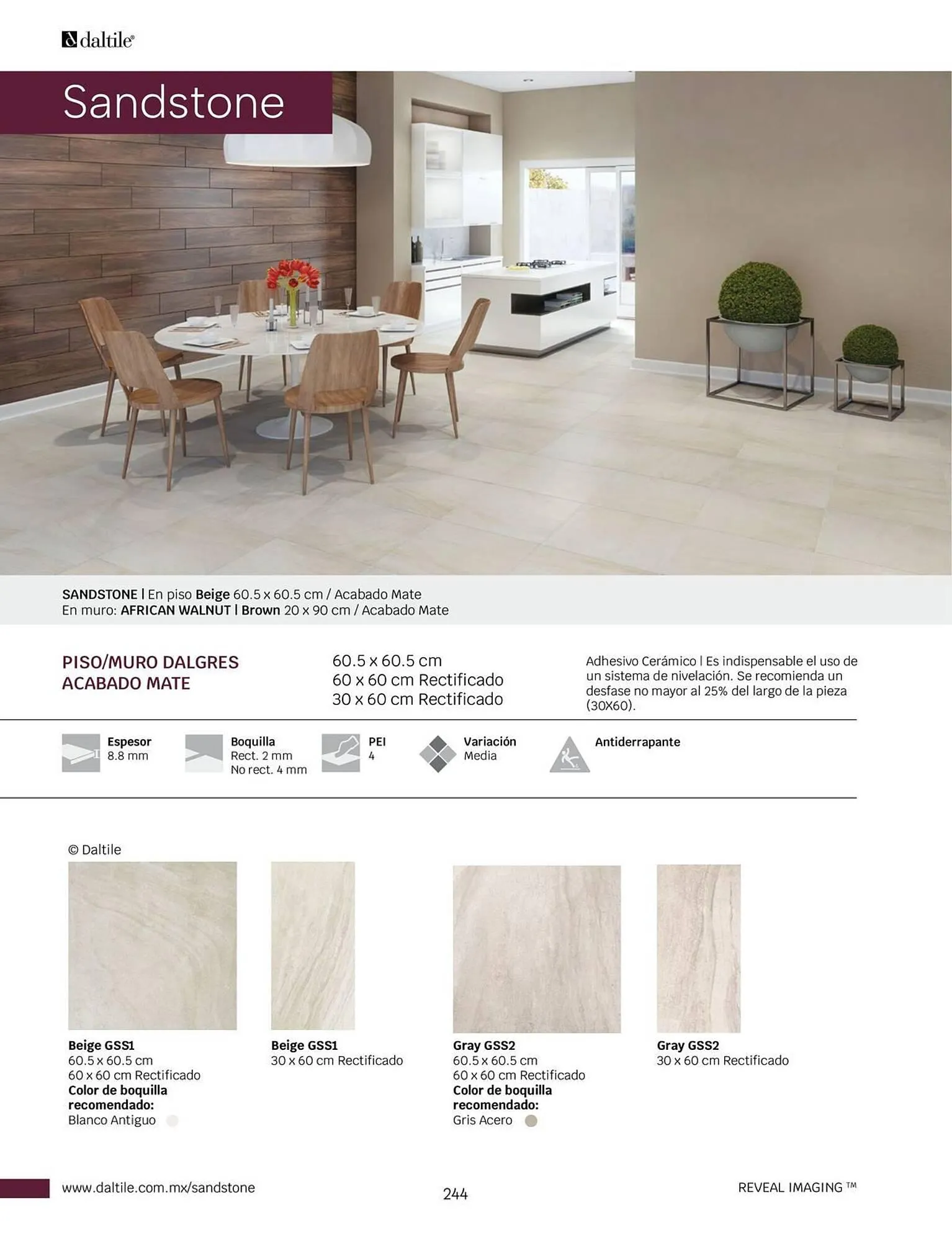 Catálogo de Catálogo Daltile 1 de enero al 31 de diciembre 2024 - Pagina 244