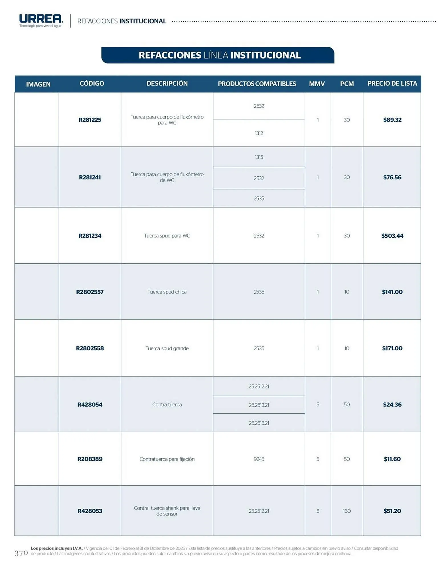Catálogo de Catálogo Urrea 28 de febrero al 28 de febrero 2026 - Pagina 376