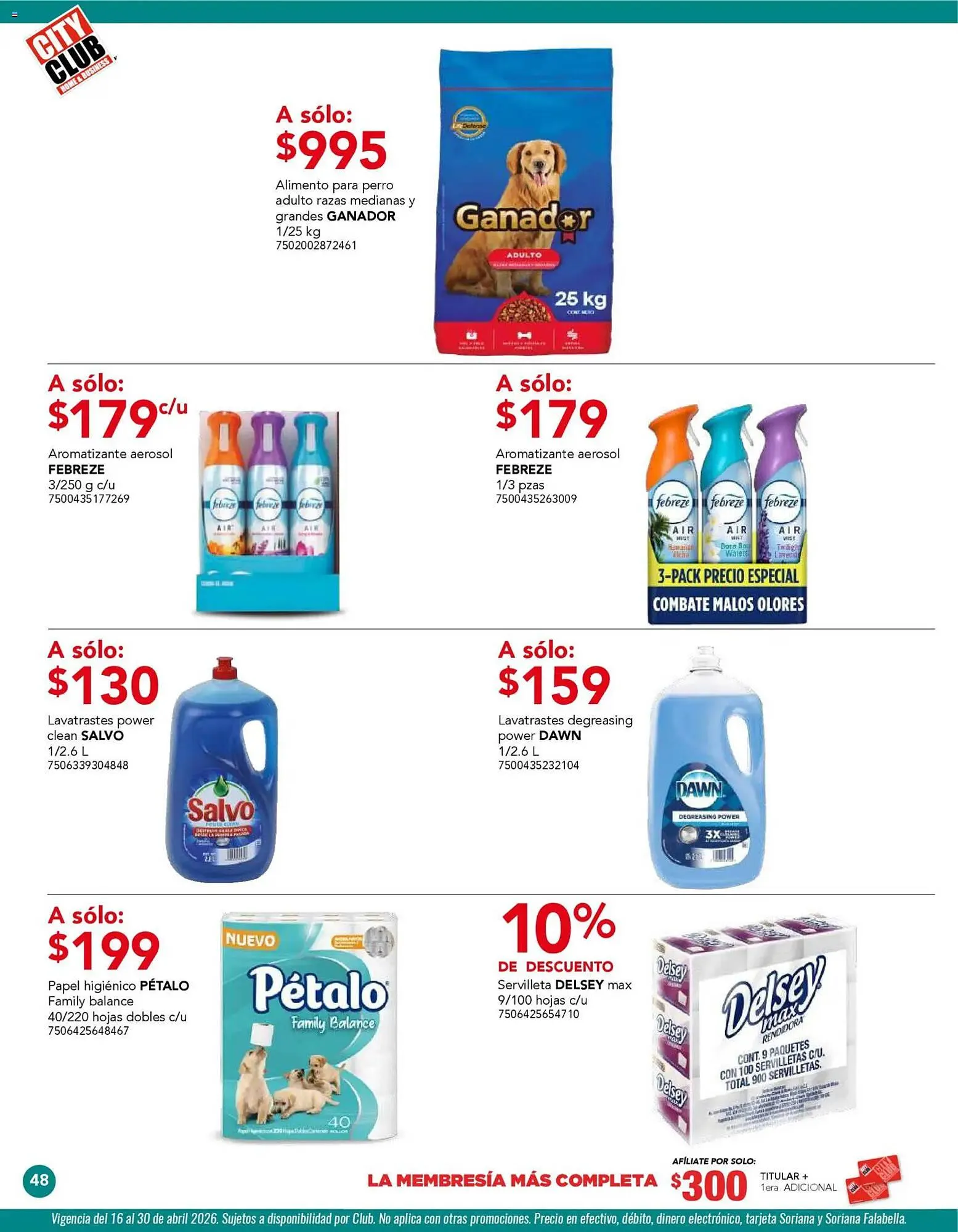 Catálogo de Catálogo City Club 1 de abril al 1 de mayo 2026 - Pagina 48