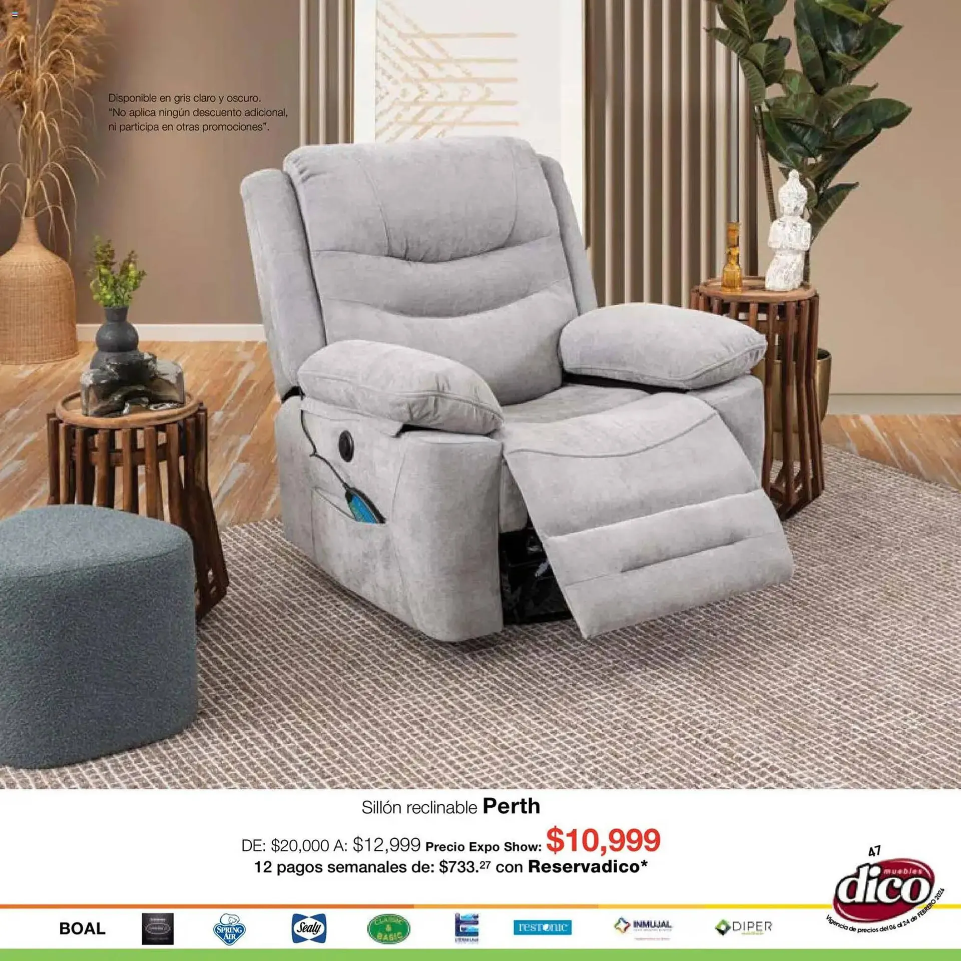 Catálogo de Catálogo Muebles Dico 6 de febrero al 25 de febrero 2026 - Pagina 47