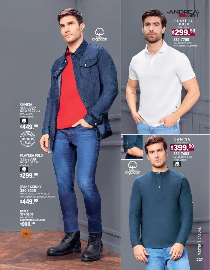 Catálogo de ANDREA - VESTIR CABALLERO 26 de agosto al 25 de enero 2025 - Pagina 41