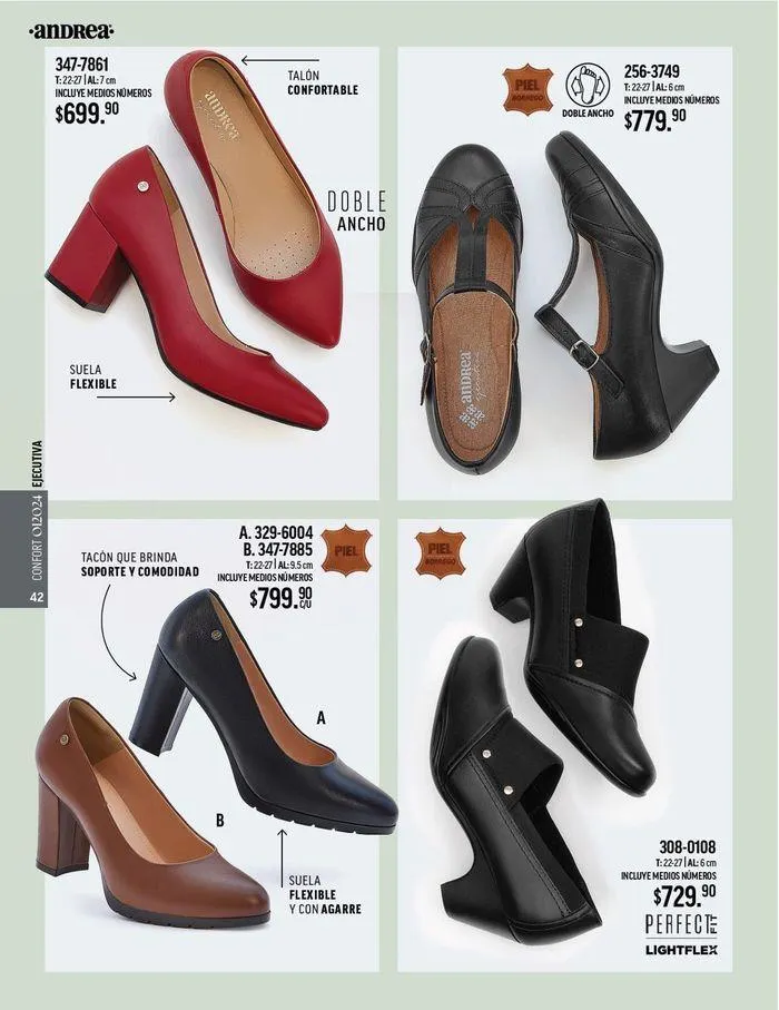 Catálogo de ANDREA - CALZADO CONFORT 26 de agosto al 25 de enero 2025 - Pagina 38
