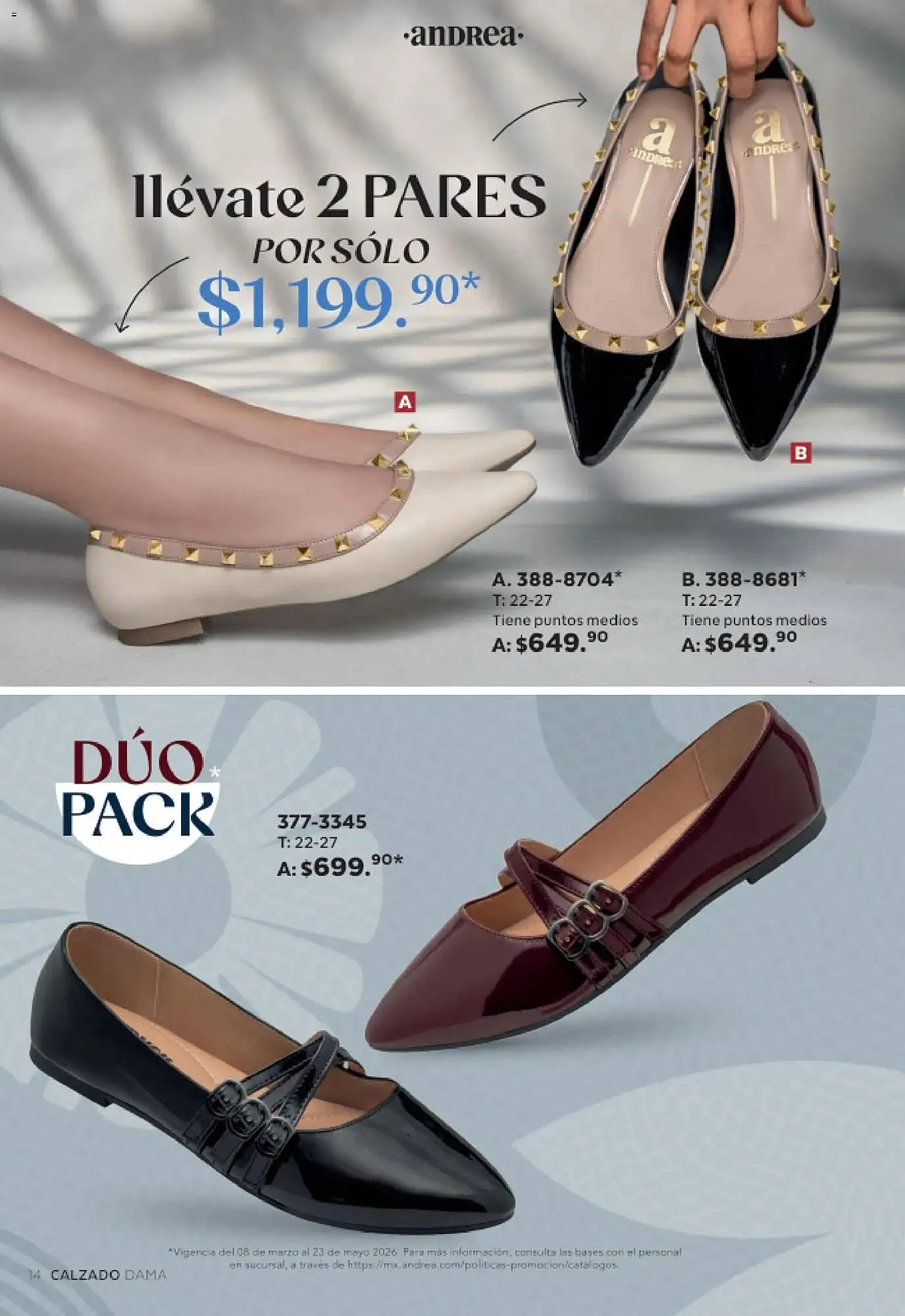 Catálogo de Catálogo Andrea 8 de marzo al 24 de mayo 2026 - Pagina 14