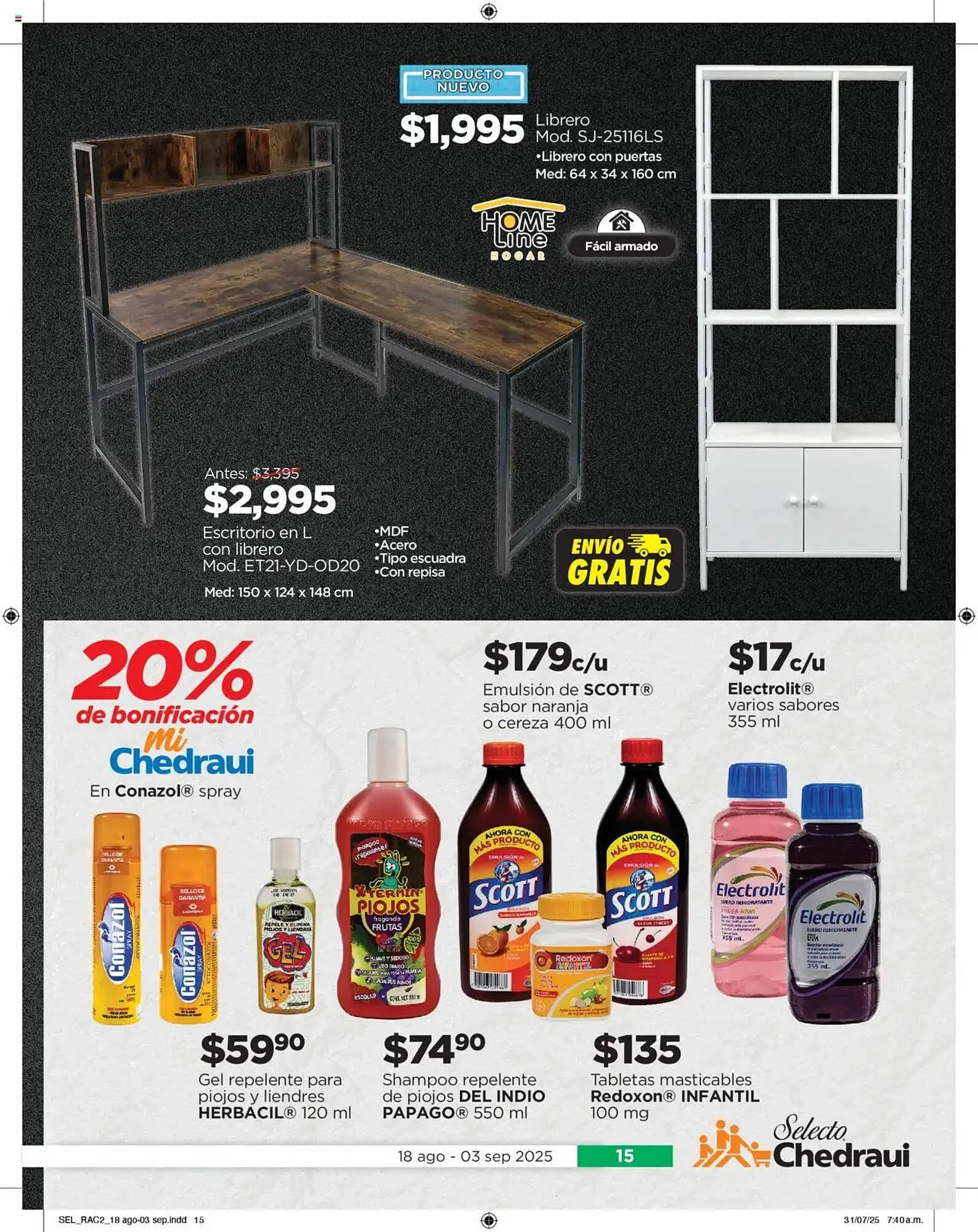 Catálogo de Catálogo Chedraui 18 de agosto al 3 de septiembre 2025 - Pagina 15