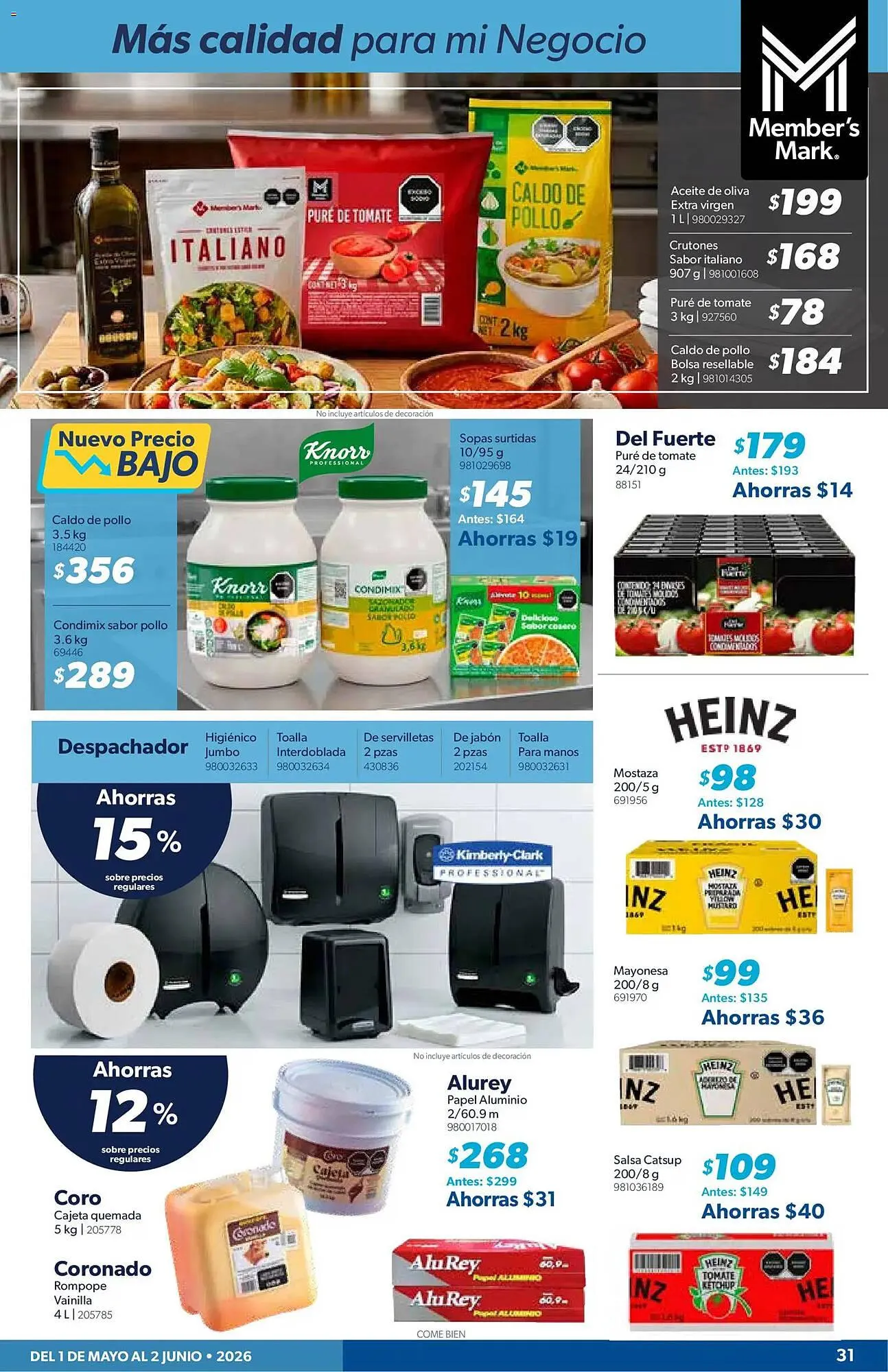 Catálogo de Catálogo Sam's Club 1 de mayo al 3 de junio 2026 - Pagina 31