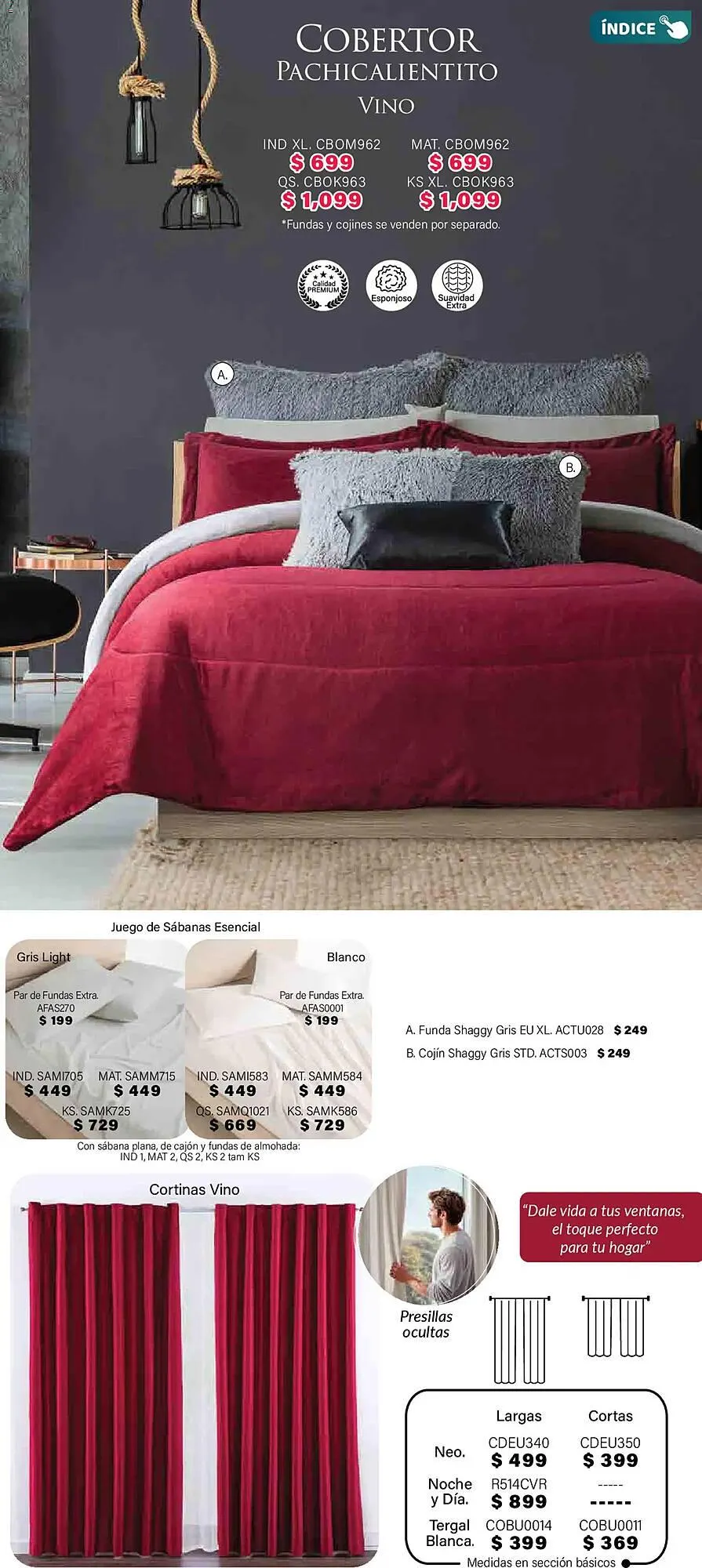 Catálogo de Catálogo Colchas Concord 1 de noviembre al 1 de febrero 2026 - Pagina 276