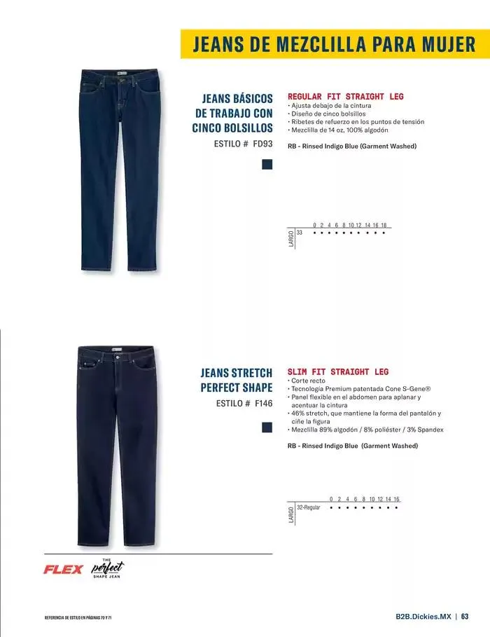 Catálogo de B2B Dickies Catalog 23 de octubre al 30 de abril 2025 - Pagina 63