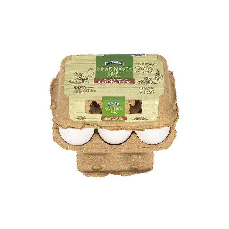 HCF Huevo Grande 6 pz