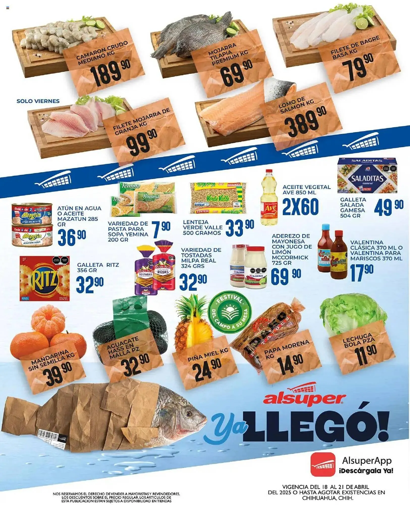 Catálogo de Catálogo Alsuper 18 de abril al 21 de abril 2025 - Pagina 1