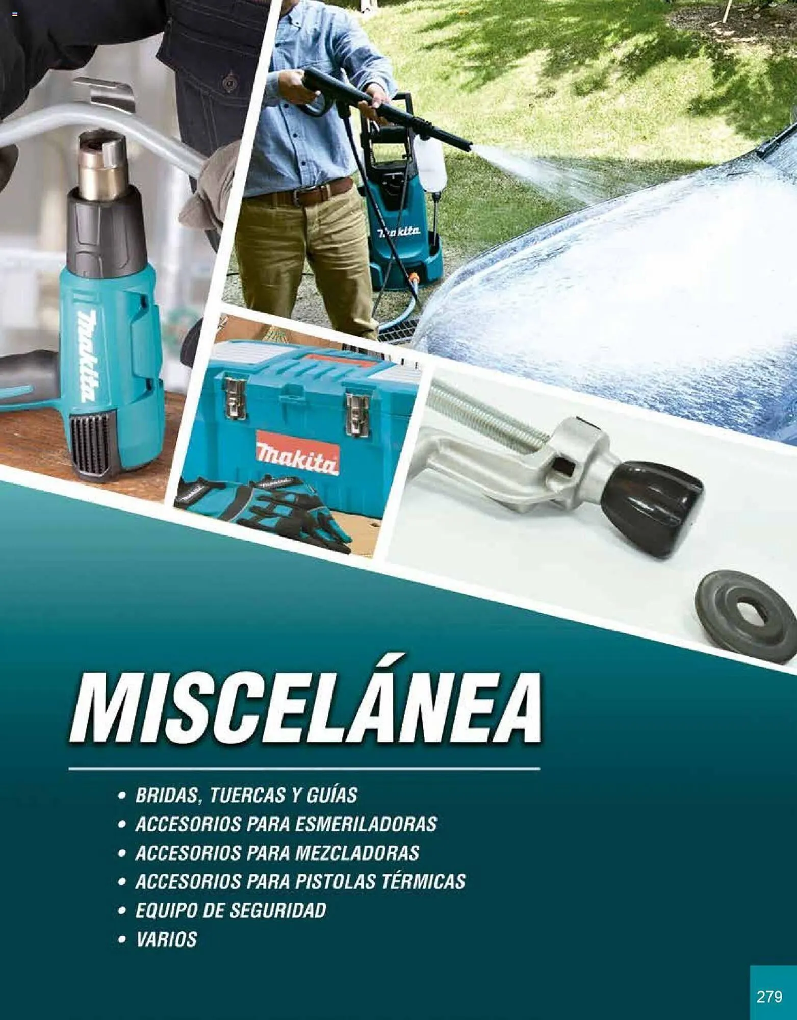 Catálogo de Catálogo Makita 8 de julio al 31 de diciembre 2025 - Pagina 279